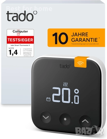 Безжичен, интелигентен терморегулатор tado X,смарт управление на отоплението