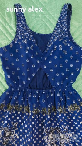 Красива рокля H&M с интересен гръб, р-р 34, снимка 6 - Рокли - 43900198