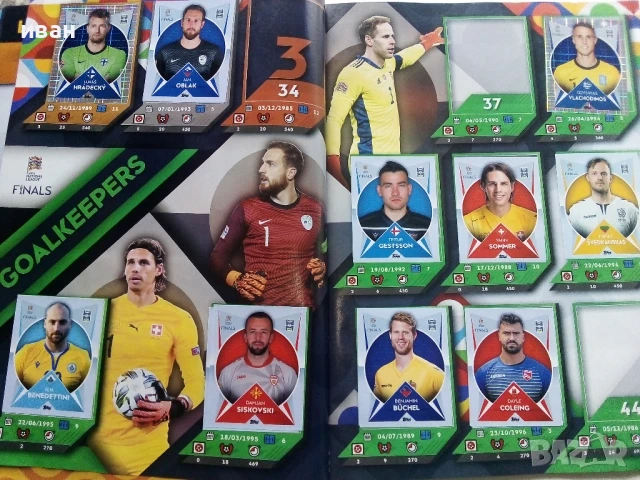 Стикер албум UEFA NATIONS LEAGUE FINALS - Topps - 2022, снимка 3 - Колекции - 50645048