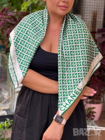 шал 100х100см chanel versace , снимка 10 - Шалове - 51454077