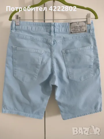 Мъжки къси дънки Zara, снимка 4 - Дънки - 50151368