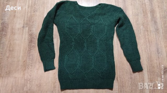 зелено пуловерче, снимка 6 - Блузи с дълъг ръкав и пуловери - 43780681