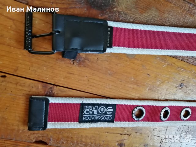 Оригинален колан CROSSHATCH BLACK LABEL , снимка 8 - Колани - 26535925
