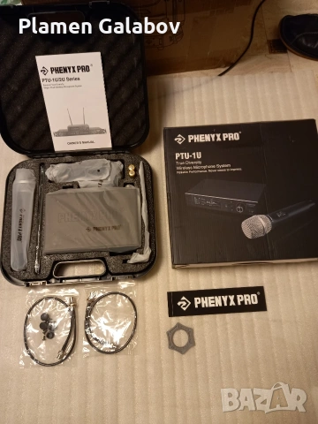 Продавам професионална безжичена микрофона система Phenyx Pro PTU-1U, снимка 2 - Друга електроника - 53048577