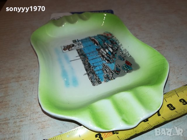 ANZIO IL PORTO ITALY-ПЕПЕЛНИК ОТ ИТАЛИЯ 2801241711, снимка 2 - Антикварни и старинни предмети - 44016448