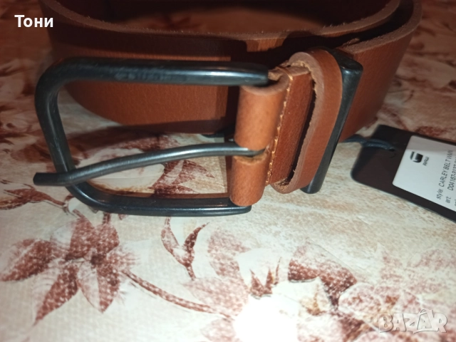 G-STAR Нов Мъжки Колан Изцяло от Естествена Кожа 95см., снимка 16 - Колани - 52777368