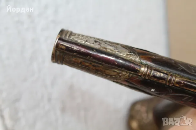 Чифт кремъчни пистолети със сребърен обков и набивка, снимка 17 - Колекции - 49496955