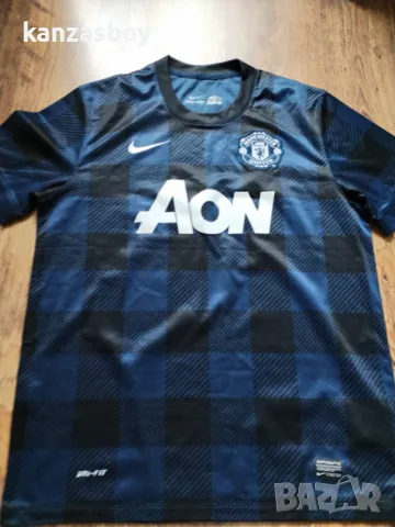 MANCHESTER UNITED 2013 2014 AWAY SHIRT - мъжка колекционерска тениска Л, снимка 3 - Тениски - 50211692