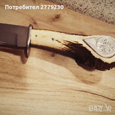 Нож Експонат от ЕКСПО 81, с Еделвайс , снимка 7 - Колекции - 50609521