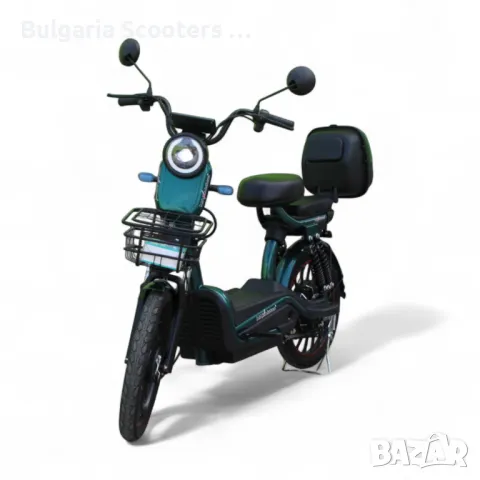 Електрически Мотопед MaxMotors EBZ 20 1200W/60V/20Ah - GREEN, снимка 2 - Мотоциклети и мототехника - 50015432
