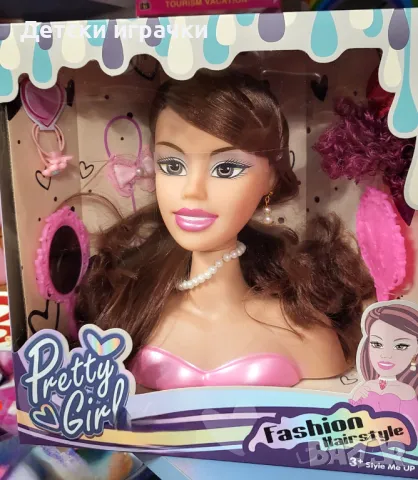 Кукла глава за прически 2 модела , снимка 10 - Кукли - 49017948