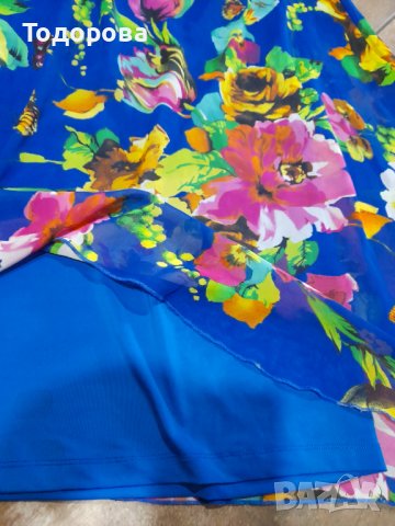 Елегантна рокля с един ръкав, снимка 4 - Рокли - 37062637