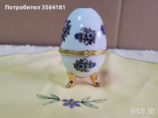 Порцеланова кутийка яйце, снимка 5 - Колекции - 40338545