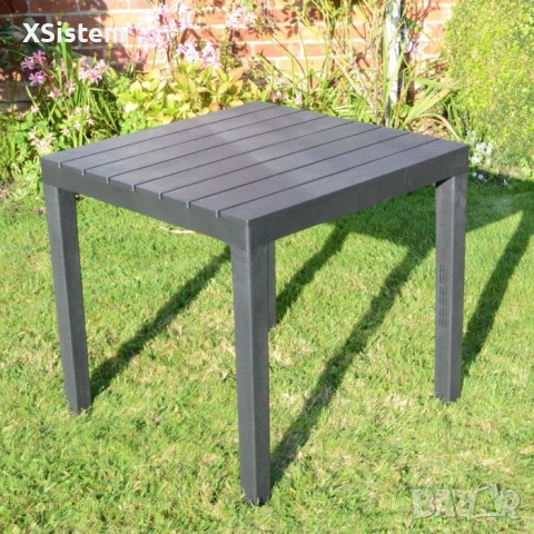 Градинска пейка и маса от алуминий и стомана, снимка 2 - Други - 53238928