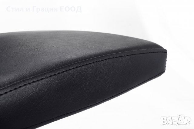 Козметичен/фризьорски стол - табуретка с облегалка Gordon B - черна/бяла 49/69 см, снимка 10 - Друго оборудване - 27114214