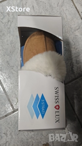 Оригинални Пухкави зимни пантофи SWISS LYX с мемори пяна и гел против умора и мекота !, снимка 6 - Други - 51828893