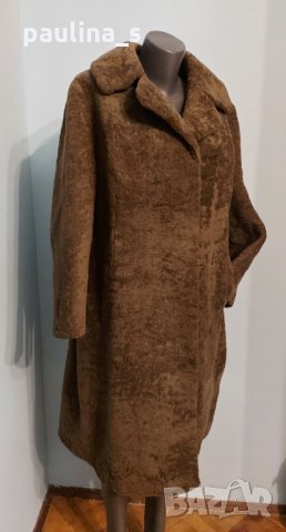 Палто от естествена кожа с косъм - бизонски бокс с косъм, снимка 3 - Палта, манта - 26455921