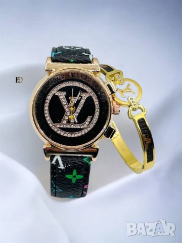 часовник и гривна gucci hermes louis vuitton, снимка 9 - Дамски - 51456073