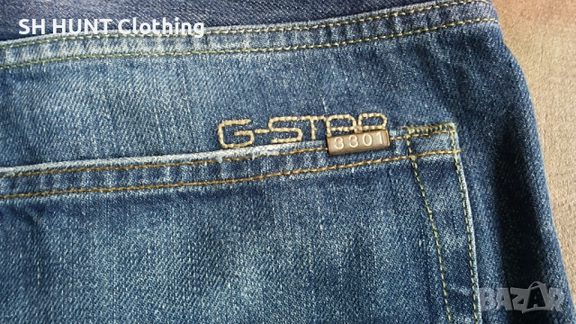 G-Star 3301 Low Tapered RL Jeans размер 34 / 34 мъжки дънки 8-31, снимка 8 - Дънки - 52695869
