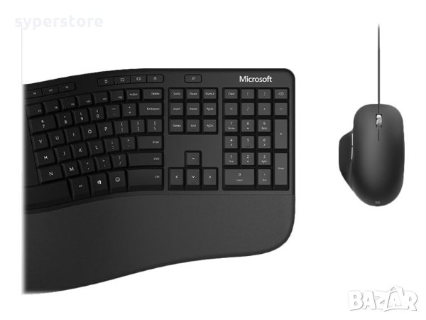 2 в 1 Комплект клавиатура и мишка Microsoft RJU-00015 Изискан и ергономичен дизайн , снимка 4 - Клавиатури и мишки - 35094949