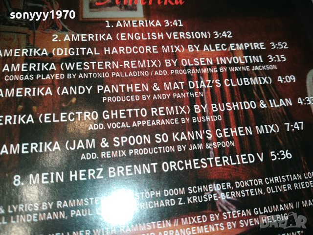 RAMMSTEIN CD-ВНОС GERMANY 2311231103, снимка 9 - CD дискове - 43112936