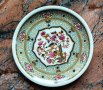 Немска, порцеланова чиния с богата орнаментика. , снимка 3