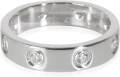 CARTIER Love White Gold 6 Diamonds Classic Model Пръстен, снимка 7