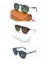 CALVIN KLEIN,Fossil,Polaroid три чифта луксозни нови слънчеви очила, снимка 1