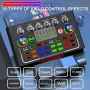 F009 Audio Mixer Звукова карта на живо с DJ миксерни ефекти и студийно оборудване Voice Changer, снимка 1