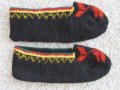  Ръчно плетени терлици с родопски мотиви, снимка 3