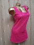 М Наситено розова, еластична рокля на фигури , снимка 2