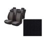 Комплект калъфи за седалки за кола Automat, ЕКО Тапицерия за кола за предни и задни седалки 6 части 