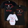 Коледни комплекти за семейство - дамска тениска + мъжка тениска + бебешко боди + детска тениска , снимка 6