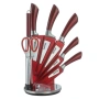 Комплект ножове 8 части със стойка Cheffinger – 3 цвята, снимка 5