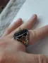 Бутиков сребърен масивен пръстен ювелирна изработка, снимка 3