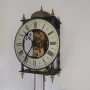 Стенен часовник Hermle,задвижван от тежести, ковано желязо, снимка 7