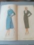 Албум с модели. 1952г. Robes elegantes. Ретро мода. Литография. Модели на дамски дрехи. Дизайнерски., снимка 2