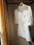Сатенена бяла рокля, снимка 4