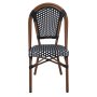 Стол трапезен PARIS Chair Alu Walnut/Wicker , снимка 4