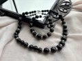 Оникс + сребро 925 | Колие, гривна, обеци, снимка 1