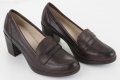 Дамски кожени обувки в тъмнокафяво марка Amparo Infantes , снимка 1 - Дамски обувки на ток - 38471596