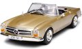 Mercedes-Benz 230 SL pagoda Cabriolet w113 1963 - мащаб 1:43 на Atlas модела е нов PVC дисплей-кейс, снимка 1 - Колекции - 28461640