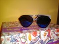 Черни слънчеви очила със сини огледални стъкла,внос от Англия, снимка 3