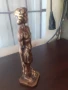 Невероятна стара бронзова статуетка фигура - Давид и Голиат, снимка 3