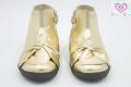 №22, Италиански Бебешки боти от Естествена кожа в златисто Falcotto by Naturino, снимка 2