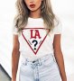 Дамски тениски с LA LOS ANGELES USA принт! Поръчай модел с твоя идея! 