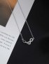 Тотална разпродажба - 50% Сребърно колие ∞infinity∞, снимка 4