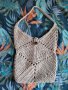 Плажна чанта, плетена на една кука, снимка 1 - Чанти - 37650315