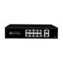 Продавам POE GIGABIT SWITCH 10/100/1000, 8 PORTS + 2 UPLINK X 1000MBIT, 5.6GBPS IEEE802.3AF/AT, 120W