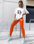 дамска спортна тениска и клин на Диор, снимка 3